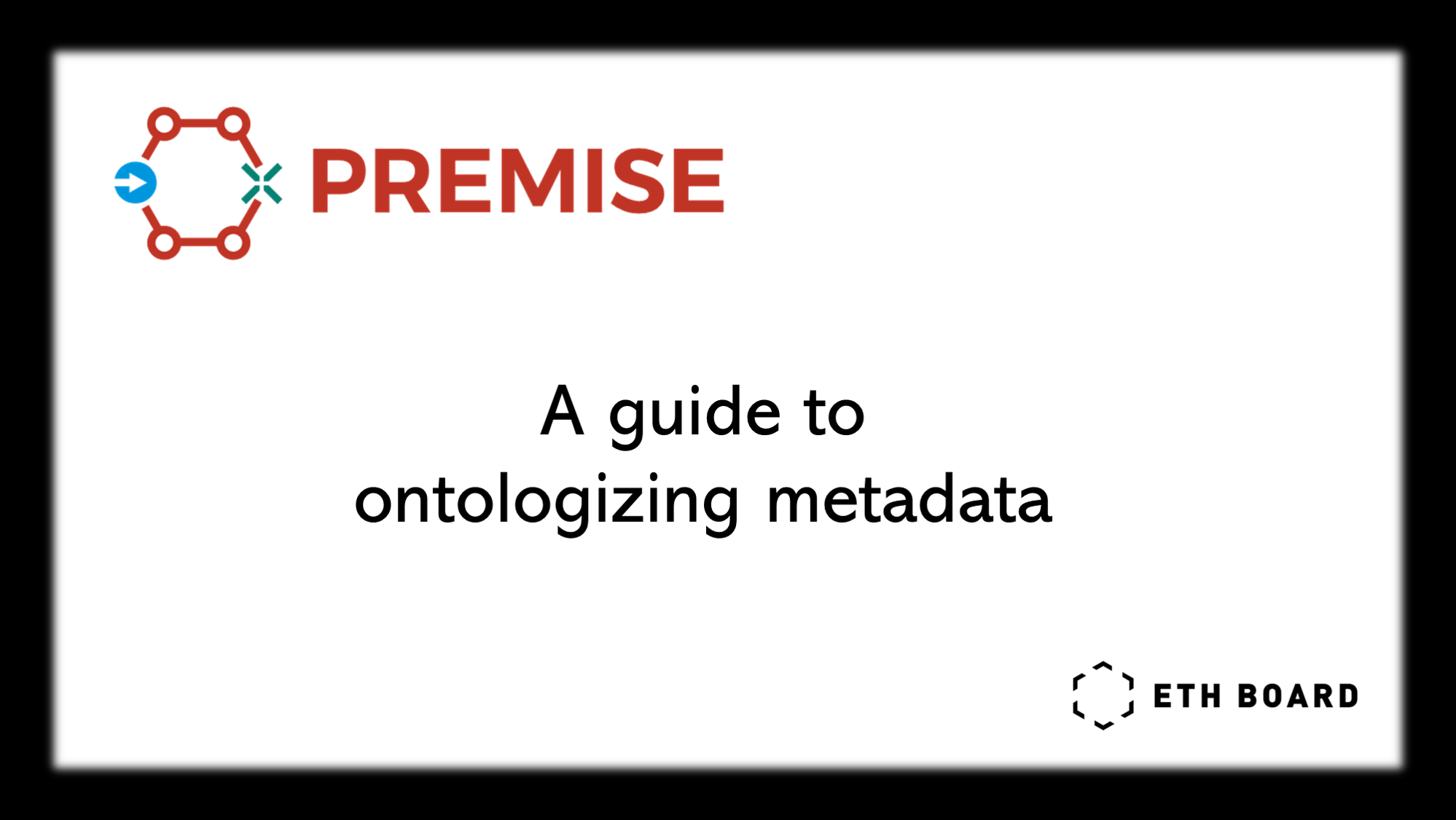 A guide to ontologizing metadata